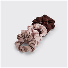 Load image into Gallery viewer, Satin Sleep Scrunchies 5pc- Cameo