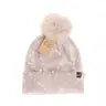 Load image into Gallery viewer, C.C Allover Clear Sequin Faux Fur Pom Beanie