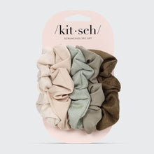 Load image into Gallery viewer, Assorted Textured Scrunchies 5pc Set