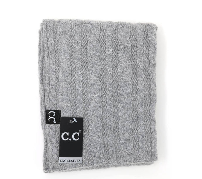Cc Exclusive-Black Label Cable Knit
Cc Infinity Scarf