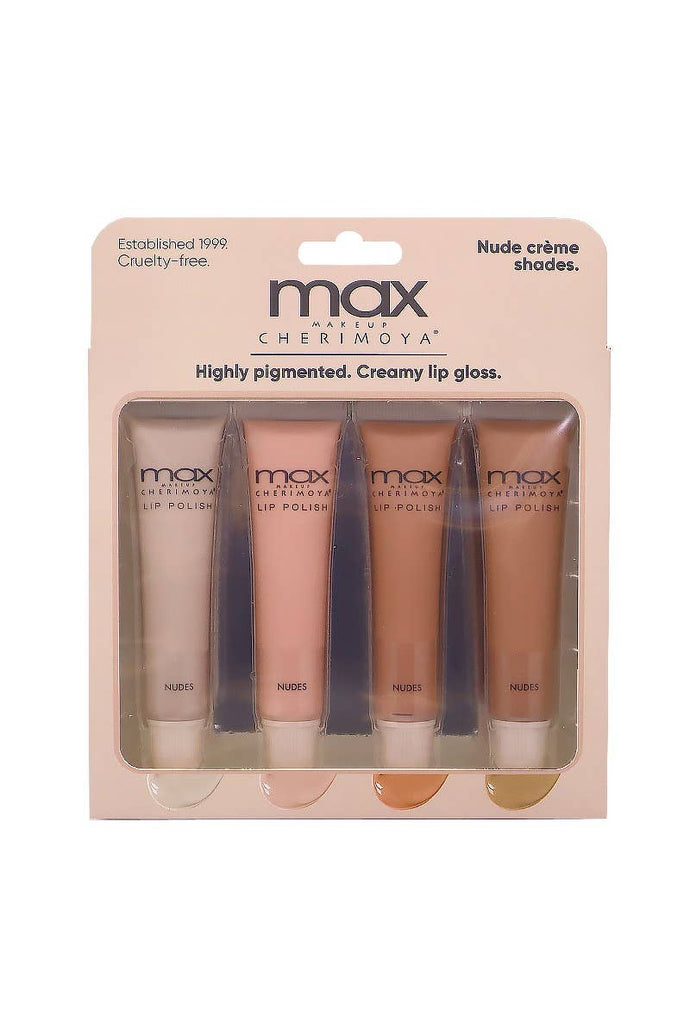 Max Makeup Nude Creamy Gloss Set