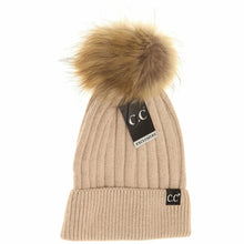 Load image into Gallery viewer, CC Exclusive - Black Label Special Edition Solid Ribbed Knit Beanie