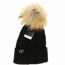 Load image into Gallery viewer, CC Exclusive - Black Label Special Edition Solid Cable Knit Beanie